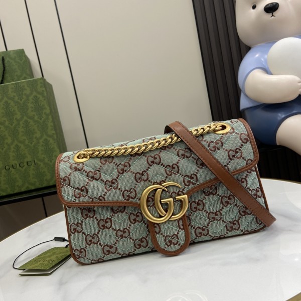 「#3357」GUCCI GG Marmont  443497 26x 15x 7