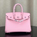 「#4130」Hermès Pink Silver Buckle Birkin Bag 30cm