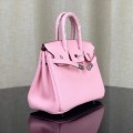 「#4130」Hermès Pink Silver Buckle Birkin Bag 30cm