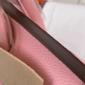 「#4130」Hermès Pink Silver Buckle Birkin Bag 30cm