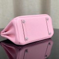 「#4130」Hermès Pink Silver Buckle Birkin Bag 30cm