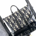 「#2055」 dior  1ESDU134YXL_H27E  Beige and black oversized Oblique print  40 x 33 x 22.5cm