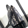 「#2055」 dior  1ESDU134YXL_H27E  Beige and black oversized Oblique print  40 x 33 x 22.5cm