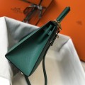 「#4014」 Hermes Malachite Green Kelly 25cm
