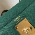 「#4014」 Hermes Malachite Green Kelly 25cm