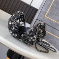 「#10126」Chanel Black Diamond Ball Bag 13cm