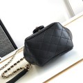 「#10128」Chanel small clutch wooden clip bag AS3053 12*12*7cm