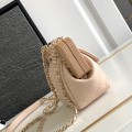 「#10129」Chanel small clutch wooden clip bag AS3053 12*12*7cm