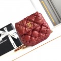 「#10130」Chanel wax red large size 22.5*20*3Cm