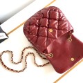 「#10130」Chanel wax red large size 22.5*20*3Cm