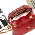 「#10130」Chanel wax red large size 22.5*20*3Cm