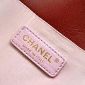 「#10130」Chanel wax red large size 22.5*20*3Cm