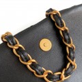 「#10132」Chanel black size 22.5*20*3Cm