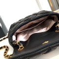 「#10132」Chanel black size 22.5*20*3Cm