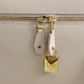 「#7136」Loro pian Extra bag L27 gold buckle - FAN4043 - 16cm*27 cm*10cm - cream honey color
