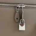 「#7138」Loro pian Extra bag L27 silver buckle - FAN4043 - 16cm*27 cm*10cm - warm beige
