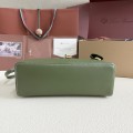 「#7143」Loro pian Extra bag L27 gold buckle - FAN4043 - 16cm*27 cm*10cm - lichen green