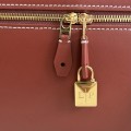 「#7145」Loro pian Extra bag L27 gold buckle - FAN4043 - 16cm*27 cm*10cm - reddish brown 「#7145」Loro pian Extra bag L27 gold buckle - FAN4043 - 16cm*27 cm*10cm - reddish brown