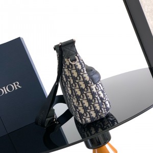 「#2063」 dior 1ESPO380YKS_H40 Beige and black 25 x 22 x 9cm