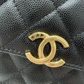 「#10173」Chanel Ohanel 22K New Bag Double Chain Mobile Phone Bag AP3021 17*10*3.5