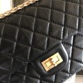 「#10174」Chanel Reissue 2.55 Medium Classic Vintage Cowhide Flap Chain Bag A1112 25cm