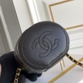 「#10181」Chanel Handmade Chain Handle Cosmetic Bucket Bag 10.5*11.6*10.5cm