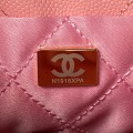 「#10186」Chanel pink mini 22 bag AS3980 19*20*6cm