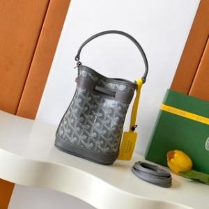 「#6044」Goyard - Grey - 8033mini - 12X10X17.5( CM )