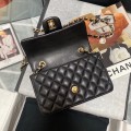「#10195」Chanel 2021 Early Spring Latest Limited Edition Mini CF Classic Diamond Flap Bag As2326 20*12*6cm