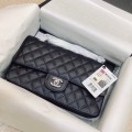 「#10196」 Chanel Ohanel CF classic imported ball grain cowhide and sheepskin, full leather inside and outside 1112 25cm