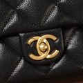 「#10198」Chanel horizontal gold coin square fat man AS3369 13.5*21.5*6.5cm