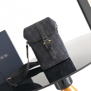 「#2067」 dior2HTCA544YKY_H30E39  Beige and black 13 x 20 x 7cm