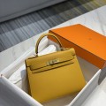 「#4008」 Hermes Amber Yellow Kelly 25cm