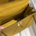 「#4008」 Hermes Amber Yellow Kelly 25cm