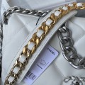 「#10236」Chanel Silver Chain Ohanel Autumn/Winter 19 Bag AS1161 30cm