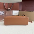 「#7150」Loro pian Extra bag L27 gold buckle - FAN4043 - 16cm*27 cm*10cm - warm brown