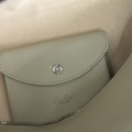 「#7155」Loro pian Extra bag L27 silver buckle - FAN4043 - 16cm*27 cm*10cm - mustard green