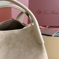 「#7182」Loro pian Bale -FAP6657 - 28cm*36cm*22cm -taupe