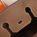 「#4152」 Hermes Golden Brown Silver Buckle Birkin Bag 30cm 「#4152」 Hermes Golden Brown Silver Buckle Birkin Bag 30cm