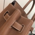 「#4152」 Hermes Golden Brown Silver Buckle Birkin Bag 30cm 「#4152」 Hermes Golden Brown Silver Buckle Birkin Bag 30cm