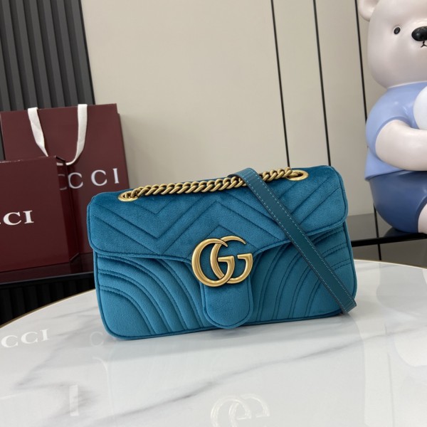 「#3562」GUCCI GG Marmont 443497  26x15x7