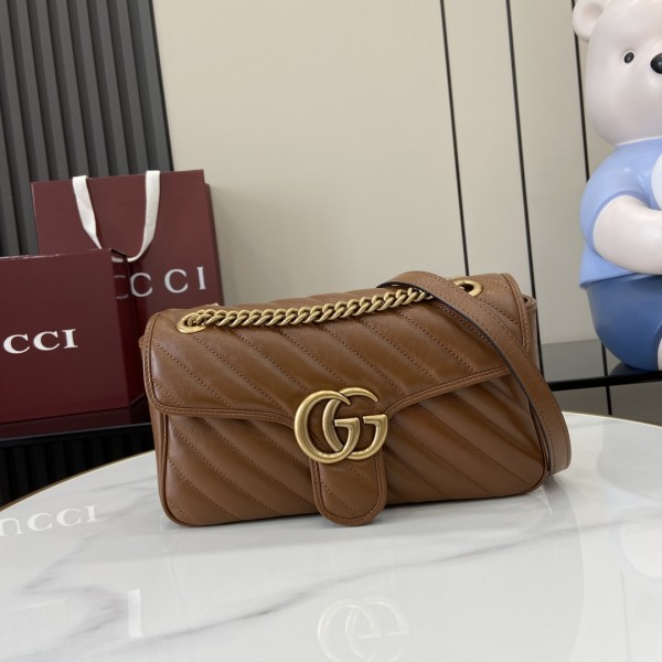 「#3566」GUCCI GG Marmont 443497  26x15x7