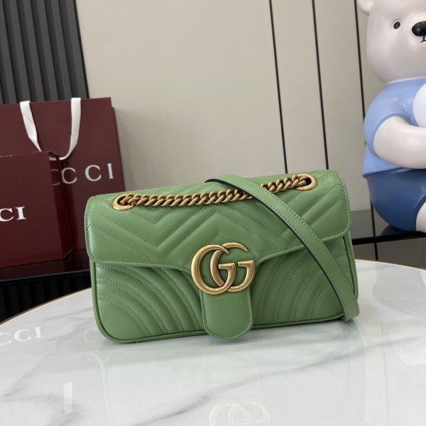 「#3568」GUCCI GG Marmont 443497  26x15x7