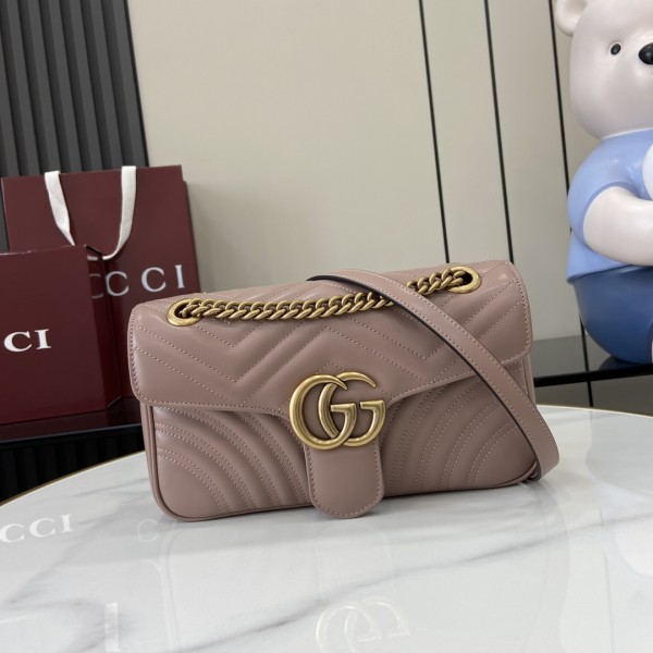 「#3571」GUCCI GG Marmont 443497  26x15x7