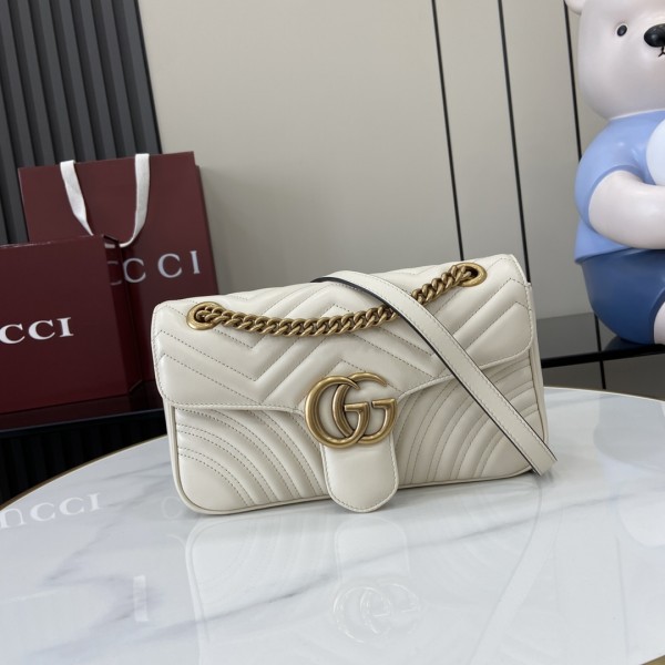 「#3572」GUCCI GG Marmont 443497  26x15x7