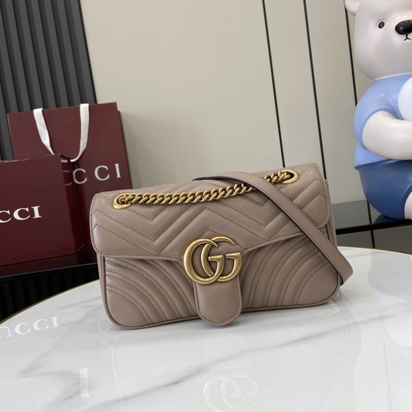 「#3574」GUCCI GG Marmont 443497  26x15x7