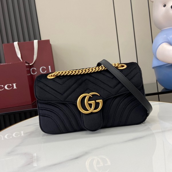 「#3577」GUCCI GG Marmont 443497 26x15x7