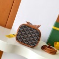 「#6051」Goyard - black and brown - 8033mini - 12X10X17.5( CM )