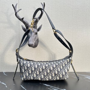 「#2077」 dior  2416 Old flower blue  25.5×14.5×14cm 