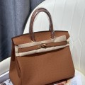 「#4160」Hermès Brown Ostrich Gold Buckle Birkin Bag 30cm 「#4160」Hermès Brown Ostrich Gold Buckle Birkin Bag 30cm